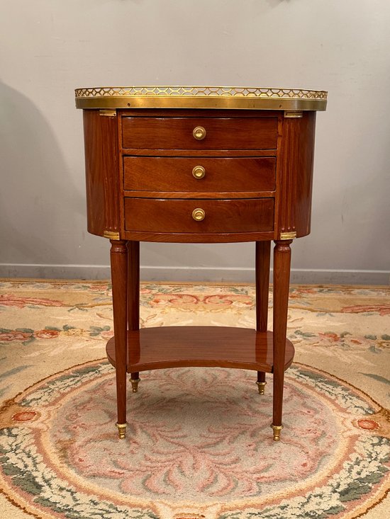 Table de Salon En Acajou d'Epoque Louis XVI Vers 1780