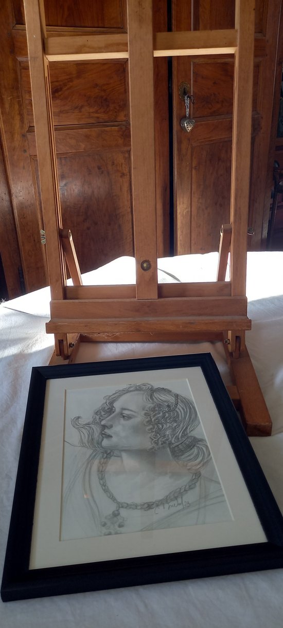 Dessin mine de plomb d'après Sandro Botticelli/le Printemps