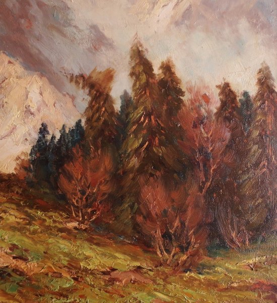 Berglandschaft, 20. Jahrhundert.