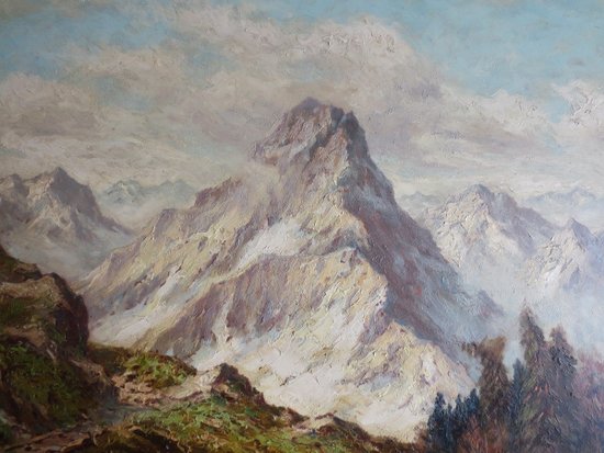 Berglandschaft, 20. Jahrhundert.