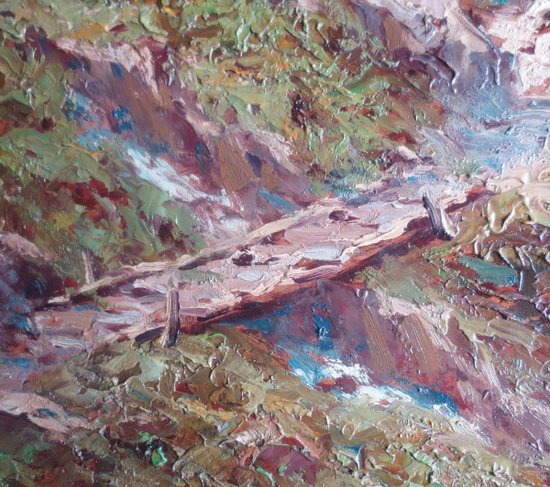 Berglandschaft, 20. Jahrhundert.