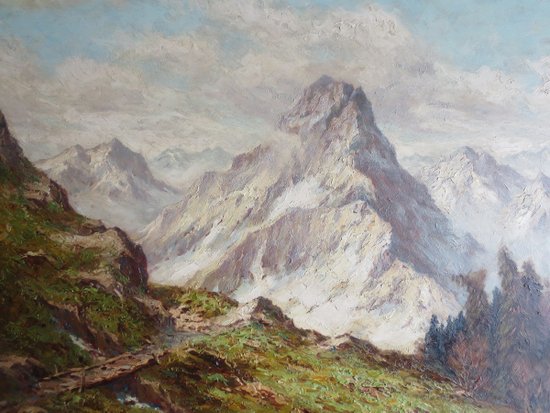 Berglandschaft, 20. Jahrhundert.