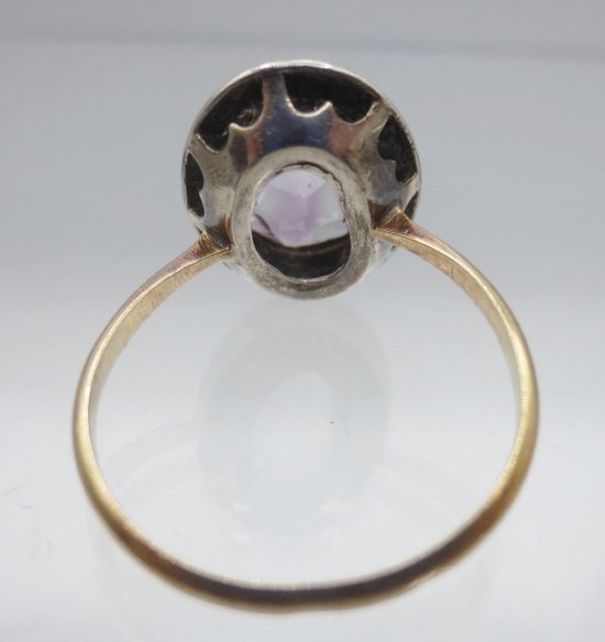 Ring Set with an Amethyst, Napoleon III.