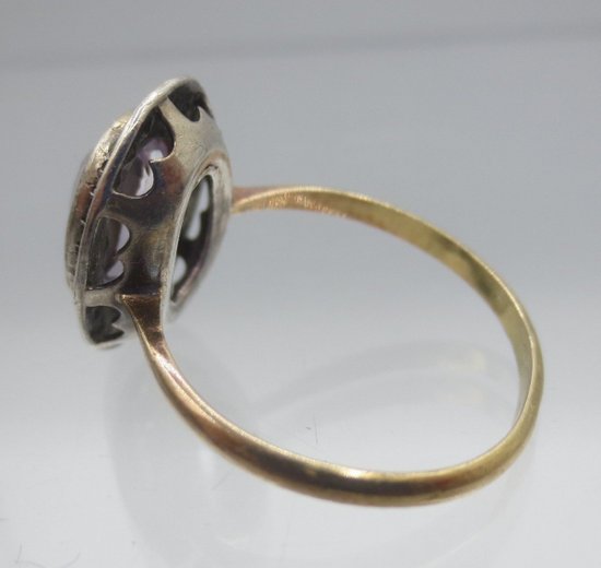 Ring Set with an Amethyst, Napoleon III.