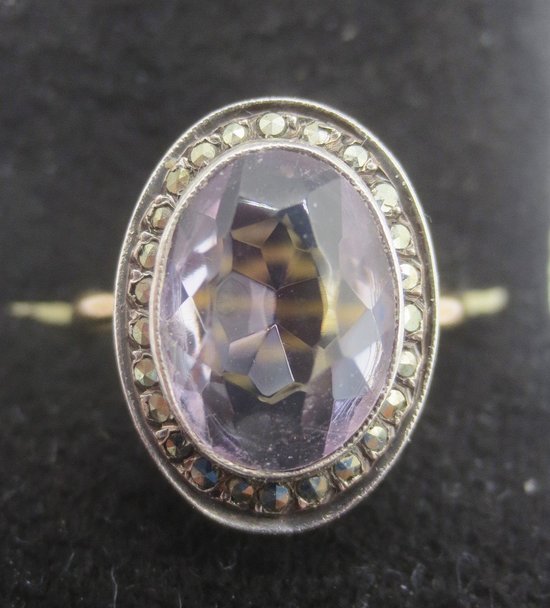 Ring Set with an Amethyst, Napoleon III.