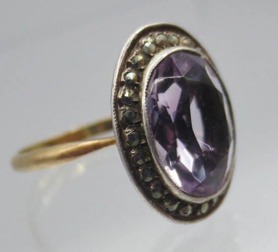 Ring Set with an Amethyst, Napoleon III.