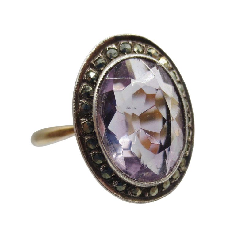 Ring Set with an Amethyst, Napoleon III.