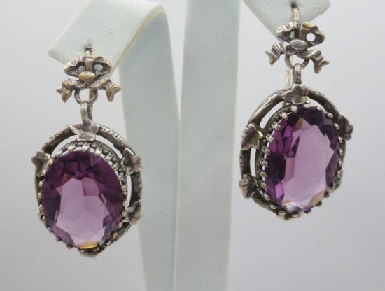 Boucles d'Oreilles, Fin XIXe Siècle.