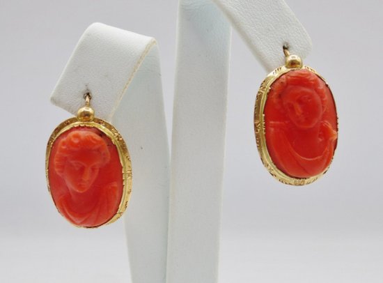 Paar Ohrringe, 19. Jahrhundert.