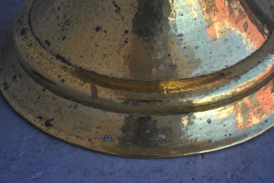 Large Hammered Copper From Solid Damascus Height 76 Cm