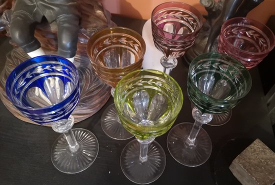 6 verres Roehmer Baccarat modèle Jonzac