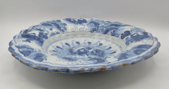 London Earthenware Dish, Late 17th Century.