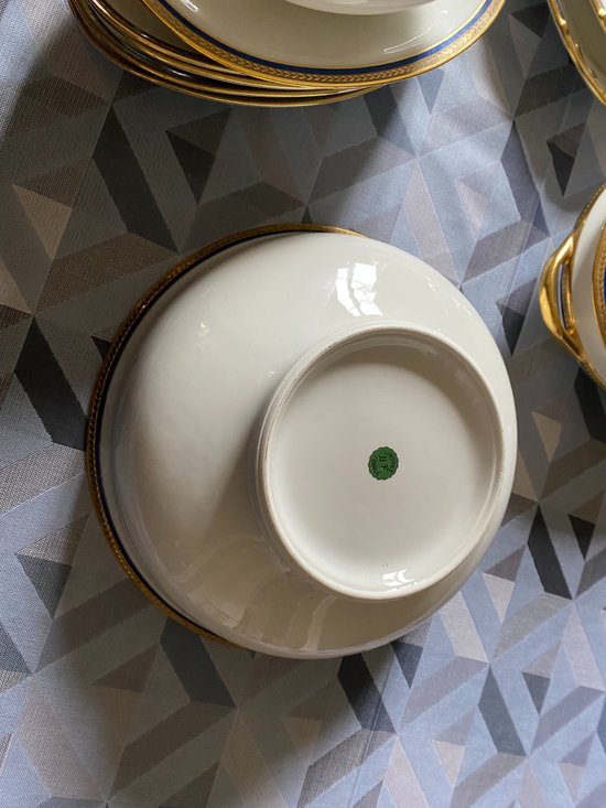 Table service 47 plates, Limoges