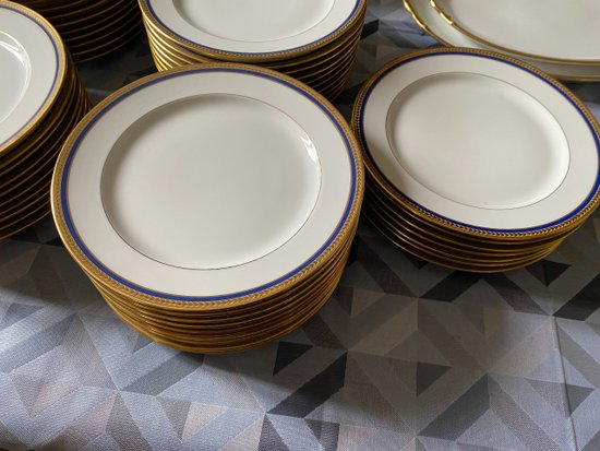 Table service 47 plates, Limoges
