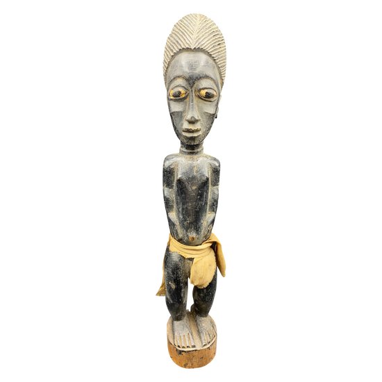 STATUE BOIS SCULPTÉ AFRIQUE 