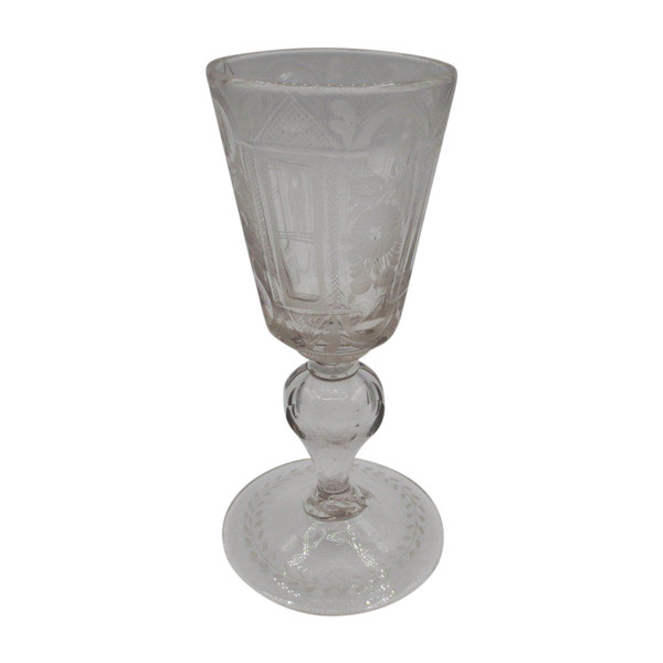 Verre à Jambe XVIIIe Siècle.
