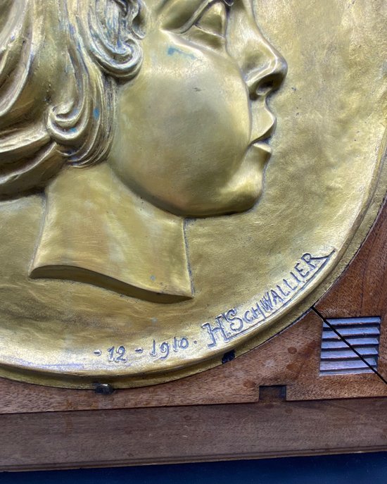 SCHWALLIER BRONZE PLATE 1910