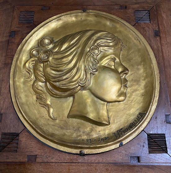 SCHWALLIER BRONZE PLATE 1910