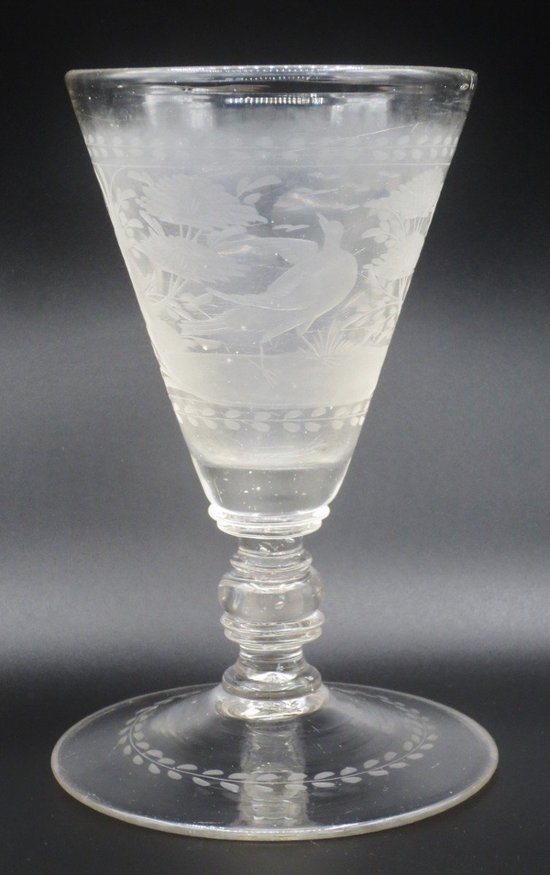 Böhmisches Glas, 18. Jahrhundert.