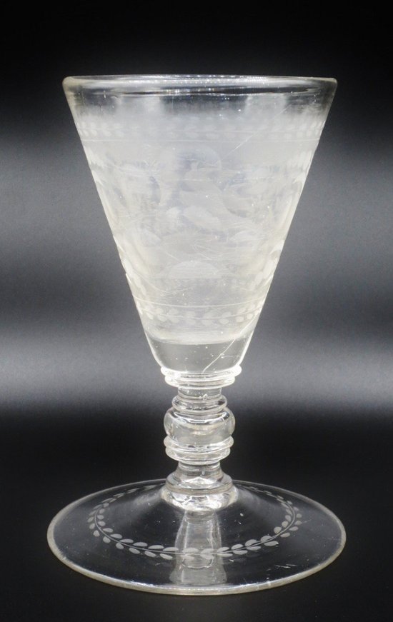 Böhmisches Glas, 18. Jahrhundert.