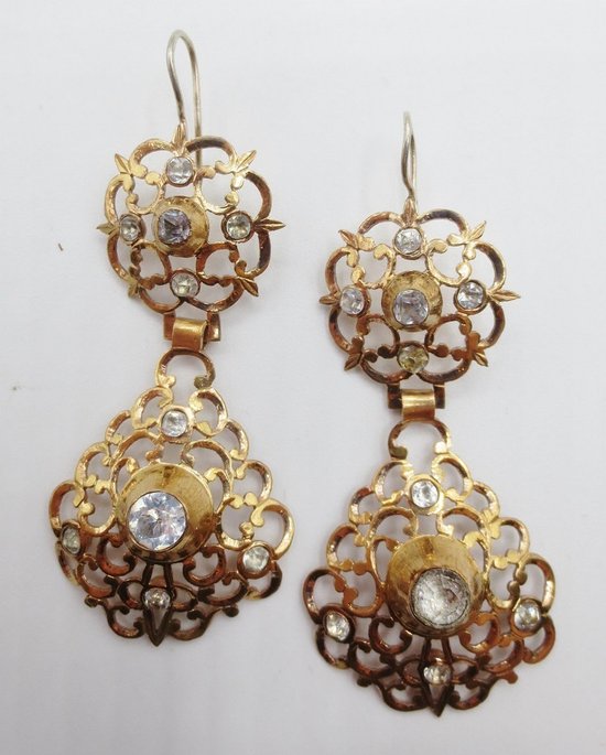 Boucles d'Oreilles Normandie, XIXe Siècle.