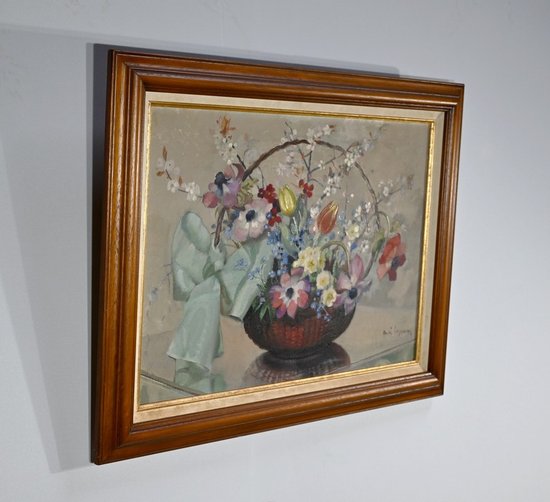 Olio su tela, firmato A.Lagrange - XX secolo
