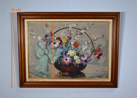 Olio su tela, firmato A.Lagrange - XX secolo