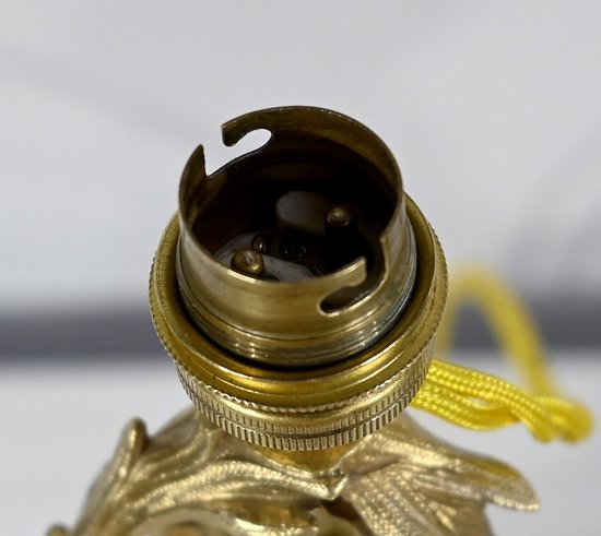 Coppia di Candelieri in Bronzo Dorato, Epoca Napoleone III - Metà XIX Secolo