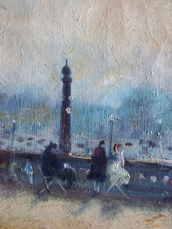 Soir D'hiver Place De La Concorde.