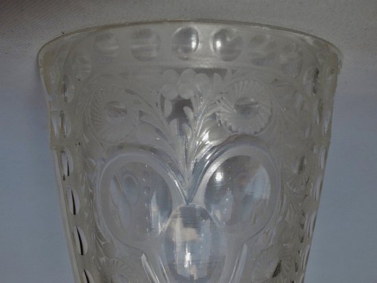 Bohemian leg glass, Mid 18th Century.