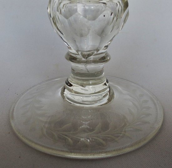 Bohemian leg glass, Mid 18th Century.