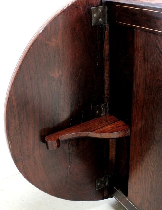 Tavolino Piccolo a Persiana in Palissandro Rio, Epoca Napoleone III – Metà XIX Secolo
