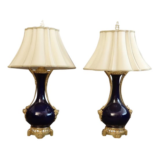 Pair Of Large Regulator Lamps Debut Nineteenth
