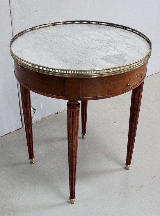 Table Bouillotte en Acajou, goût Louis XVI – Début XXe