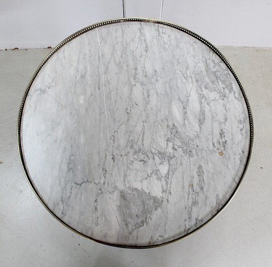 Table Bouillotte en Acajou, goût Louis XVI – Début XXe
