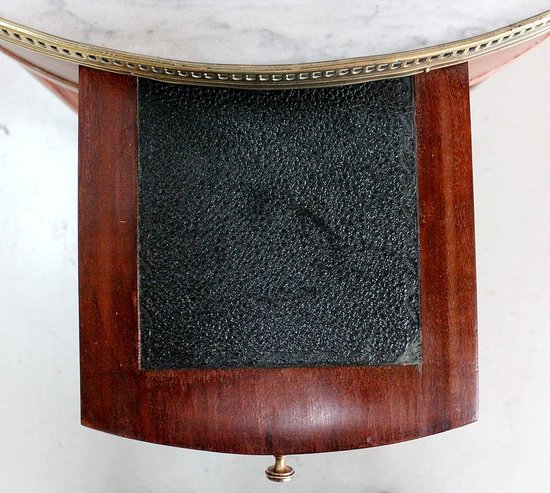 Table Bouillotte en Acajou, goût Louis XVI – Début XXe