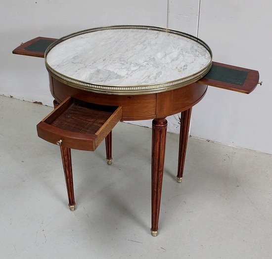 Table Bouillotte en Acajou, goût Louis XVI – Début XXe
