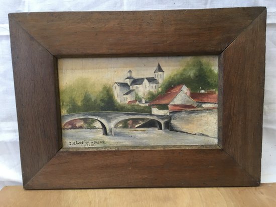 Brücke über den Fluss.
