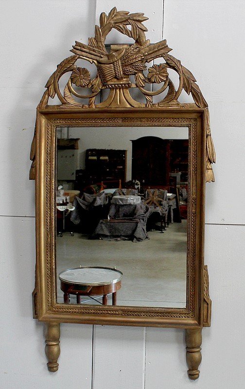 Miroir en Bois Doré, style Louis XVI – Début XIXe