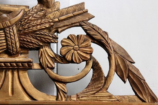 Miroir en Bois Doré, style Louis XVI – Début XIXe