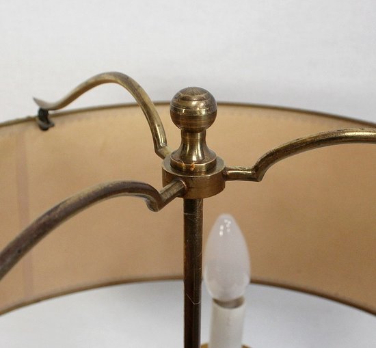 Bedeutende Lampe aus goldenem Messing, Empire-Stil - Anfang des 20. Jahrhunderts