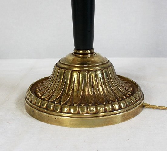 Bedeutende Lampe aus goldenem Messing, Empire-Stil - Anfang des 20. Jahrhunderts