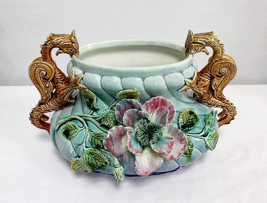 Barbotine Trim, Art Nouveau - 1900