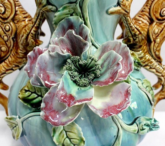 Barbotine Trim, Art Nouveau - 1900