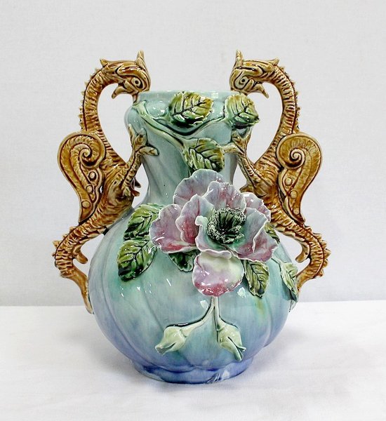 Barbotine Trim, Art Nouveau - 1900