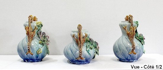 Barbotine Trim, Art Nouveau - 1900
