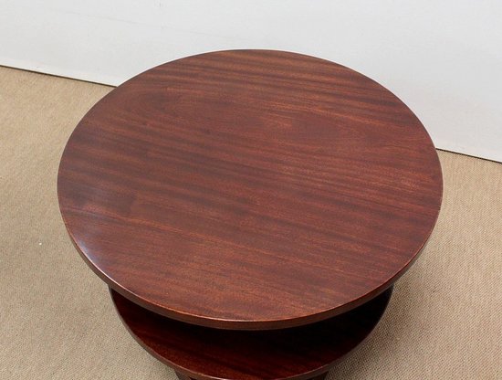 Table Basse en Acajou massif, Art Déco – 1930