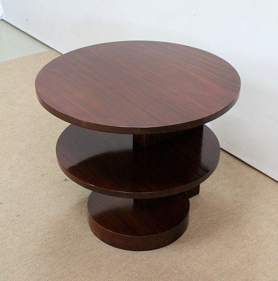 Table Basse en Acajou massif, Art Déco – 1930