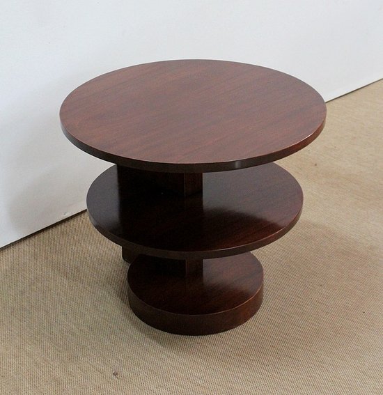 Table Basse en Acajou massif, Art Déco – 1930