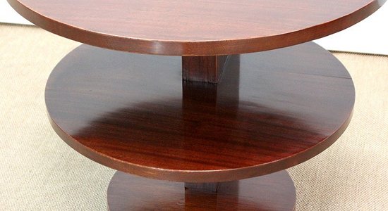 Table Basse en Acajou massif, Art Déco – 1930